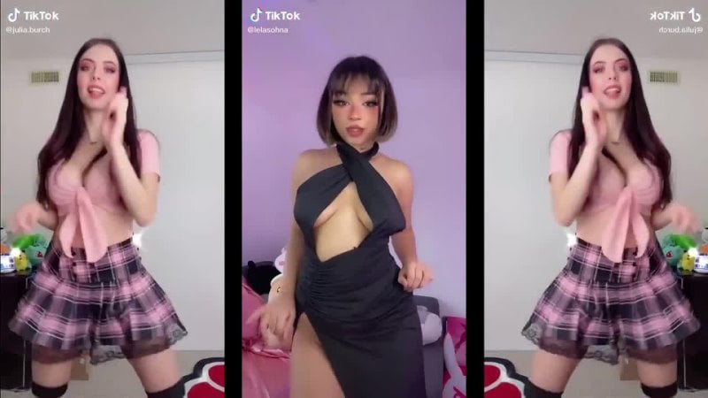 Lange Tiktok-PMV-Zusammenstellung (Blowjob|Splitscreen|Teenager|Milf|kurvig|vollbusig|Hintern|Tanz|Teasing|Tease|Bang|Schwanz lutschen)