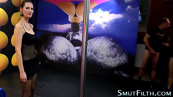 Fetish slut swallows cum