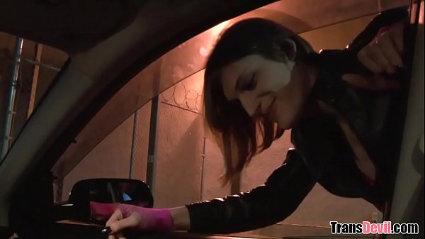 Christian XXX picks up a tranny hoe