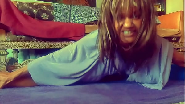 Ginger MoistHer in Thumbs Up! Mine - hot milf stretching inner thighs, ripped shirt