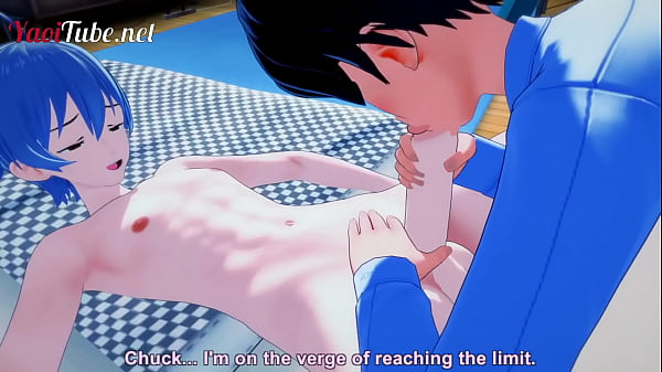 新世纪福音战士矢追无尽 3D - 真嗣 x 薰。打手枪、口交和无鞍多次射精