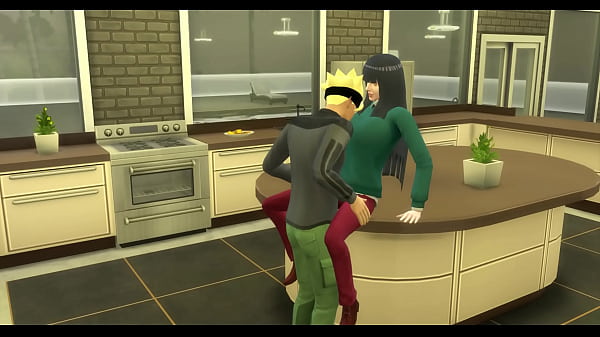 Boruto Cap 3 Boruto 正在和他的母亲 Hinata 说话，她告诉他她想尝试他的鸡巴，他开始按照她喜欢的方式操，他们操她的大屁股，而她的乳房弹跳