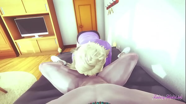 Boku No Hero Futanari Hentai 3D – Mitsuki Futanari, Tittenjob und Blowjob – japanischer Manga-Anime-Cartoon-Porno