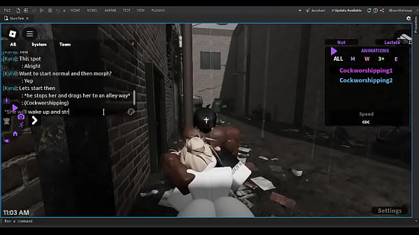 A Women Getting Railed In The Alley Way