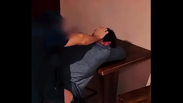 Wild straight guy from the bar tears my clothes, fucks me bareback and then cums all over my ass