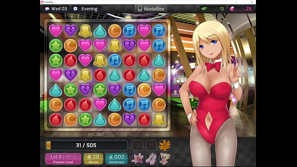 HuniePop - Part 2 - UNCENSORED (Compilation of all sex scenes) HD 1080p - Full Game - Easter Eggs - all scenes and secrets