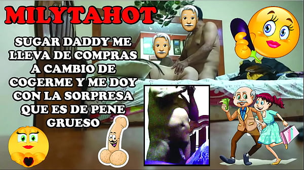 young woman gives herself to sugar with a thick penis who is 54 years old and made me bid