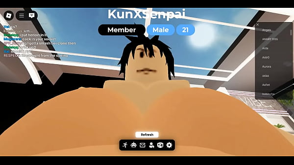 Fick mit einem blonden Mädchen in Roblox-Eigentumswohnungen