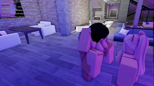 Fucking my personal Slut in front of another slutty princess I Roblox Condo