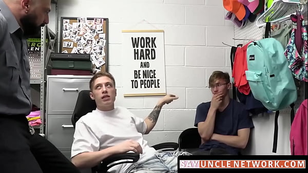 SayUncleNetwork.com - Darron Bluu spitroasted raw by Cole Church and Marco Napoli in threesome