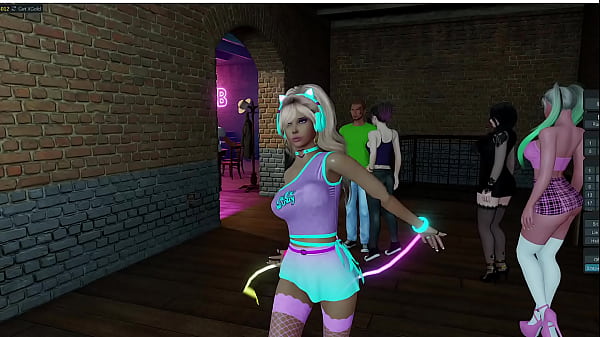 Milena transgender in porn 3D game dansing