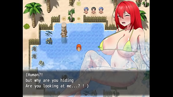 La protagonista decide di cogliere l'occasione per indossare un bikini e diversi uomini la guardano - Rebecca And The Of Nasty Curses - Parte 6