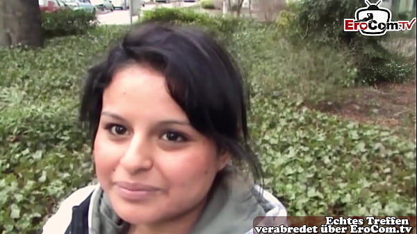 German virgin persuaded to have sex at the first casting