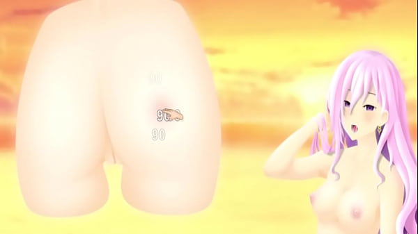 Juego de la playa golpeando sus nalgas