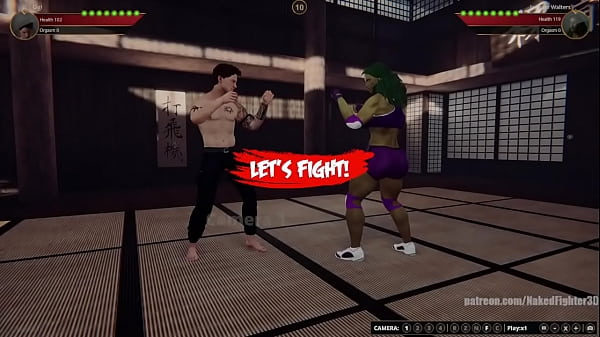 Gigi gegen Jennifer Walters (Naked Fighter 3D)