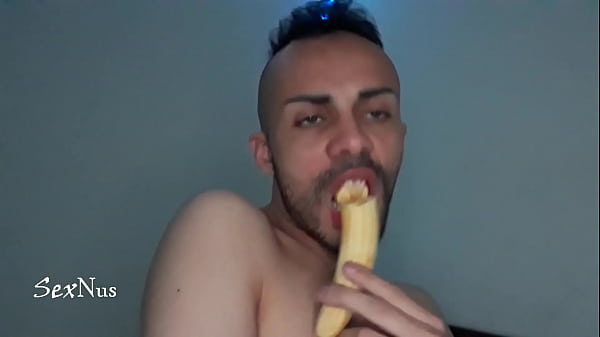 Ich möchte die Banane lutschen