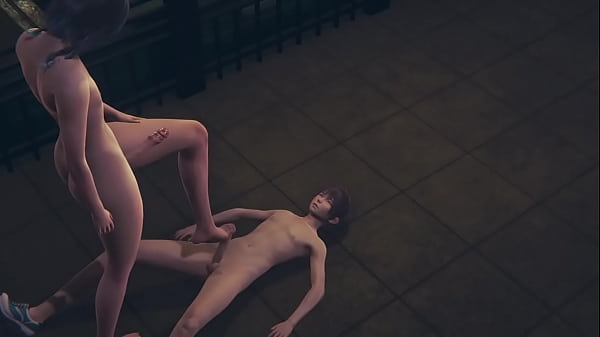 Genshin Impact Yaoi - Venti pompino e sega con i piedi - Sissy crossdress giapponese asiatico manga anime gioco porno gay