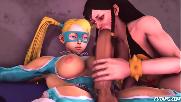 Chun Li and R Mika Futa Blowjob and Fuck Comp