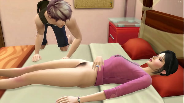 सौतेला बेटा अपनी जापानी सौतेली माँ को उसके बिस्तर में उसकी बालों वाली बिल्ली में नग्न बिल्ली में पकड़ता है जब वह हस्तमैथुन करती है और कपड़े पहनना भूल जाती है - एशियाई पहली बार सौतेली माँ और सौतेला बेटा