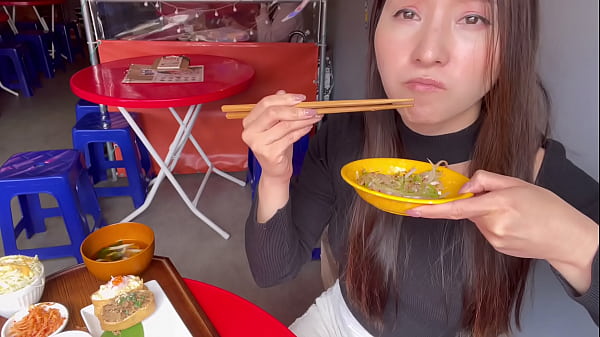 I bike around Tokyo and eat Korean food in Shin-Okubo.