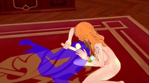 One Piece Hentai - Nami Rimjob y vaquera - Japonés Asiático Manga Anime Película Juego Porno