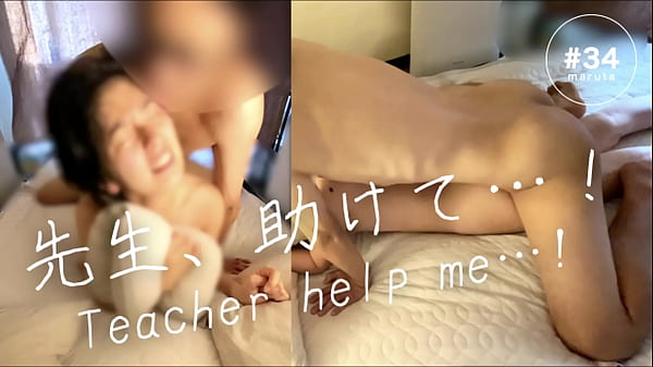 [Teacher and student's delusion] "Will the teacher help me?" Poor cute girl [Go to membership for full video]