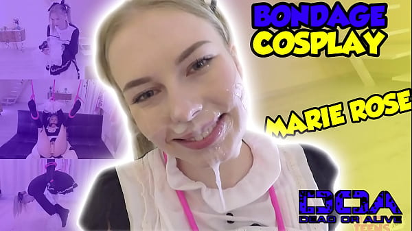 Blonde Cosplay Teen Spy missionary with Shibari Bondage Rope Mimi Cica Trailer#3