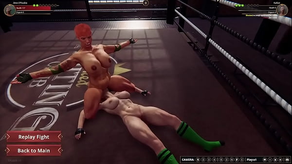 Aine O'_Rackie VS Kallan (Naked Fighter 3D)