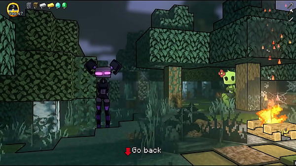 HornyCraft [Parodia Hentai gioco PornPlay] Ep.11 enderman ama sedersi sulla faccia di Steve mentre lui lecca la loro figa