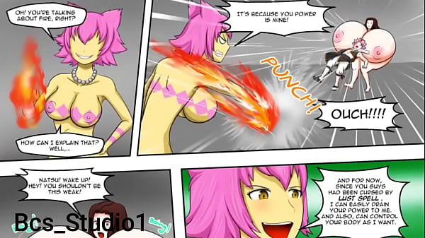 The Huger Game Capitolo 01 - Parodia di Fairy Tail - Crescita della gigantessa Espansione del seno Inflazione Hentai