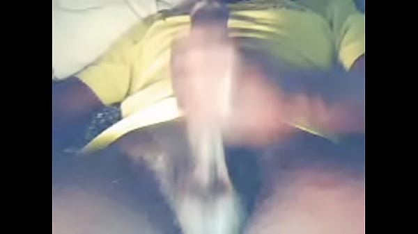 Black cock stroking